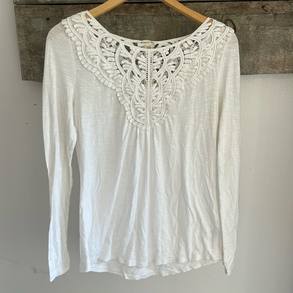 Soft crochet blouse